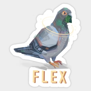 Flex Bird Sticker